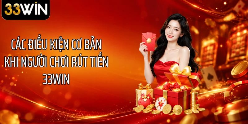 Các điều kiện cơ bản khi người chơi rút tiền 33WIN