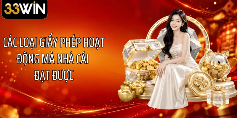Các loại giấy phép hoạt động mà nhà cái đạt được