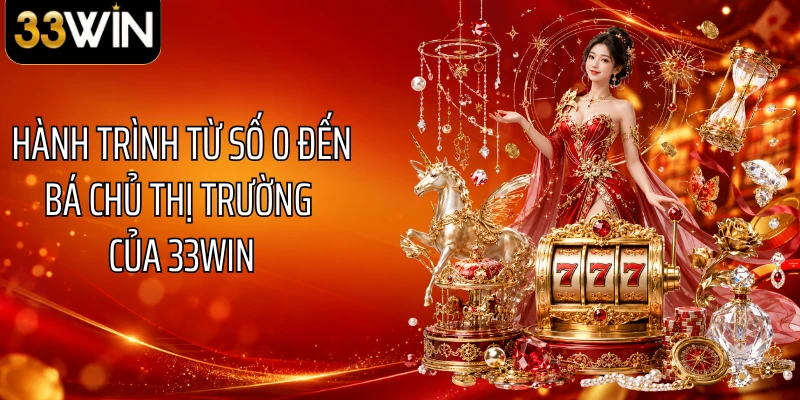 Hành trình từ số 0 đến bá chủ thị trường của 33WIN