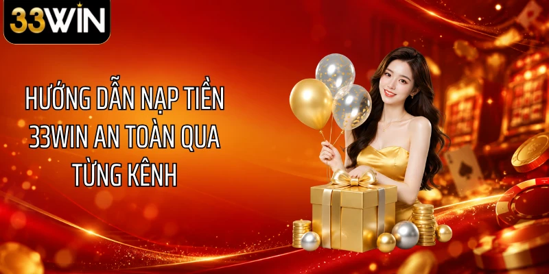 Hướng dẫn nạp tiền 33WIN an toàn qua từng kênh