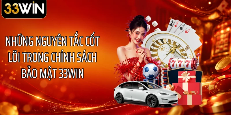 Những nguyên tắc cốt lõi trong chính sách bảo mật 33WIN