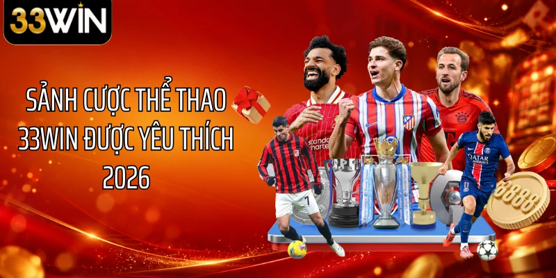 Sảnh cược thể thao 33WIN được yêu thích 2026