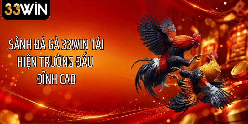 Sảnh đá gà 33WIN tái hiện trường đấu đỉnh cao