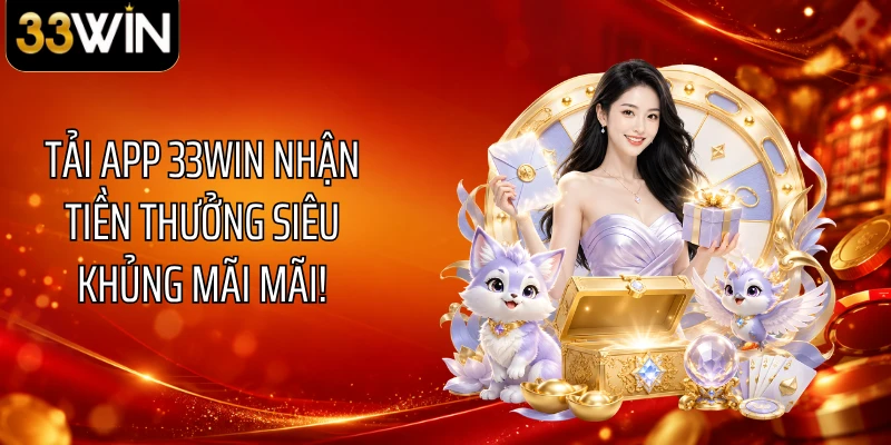 Tải app 33WIN Nhận Tiền Thưởng Siêu Khủng Mãi Mãi!
