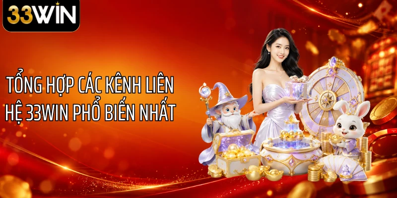 Tổng hợp các kênh liên hệ 33WIN phổ biến nhất